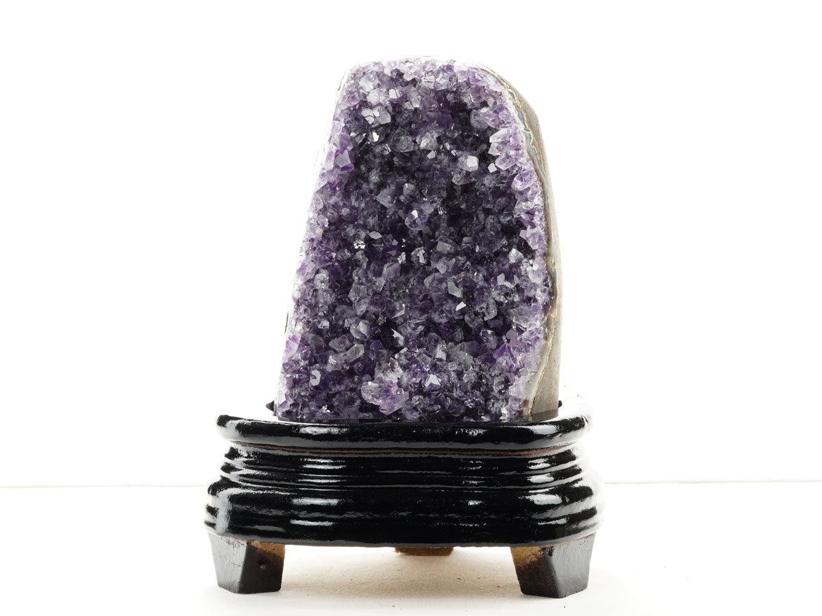 アメジスト クラスター ウルグアイ産 アメジスト 原石 amethyst 台座付属 一点物 182-8783