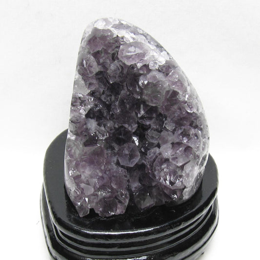 1Kg アメジスト クラスター ウルグアイ産 アメジスト 原石 amethyst 台座付属 一点物 182-8784