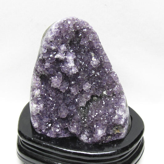 1Kg アメジスト クラスター ウルグアイ産 アメジスト 原石 amethyst 台座付属 一点物 182-8787