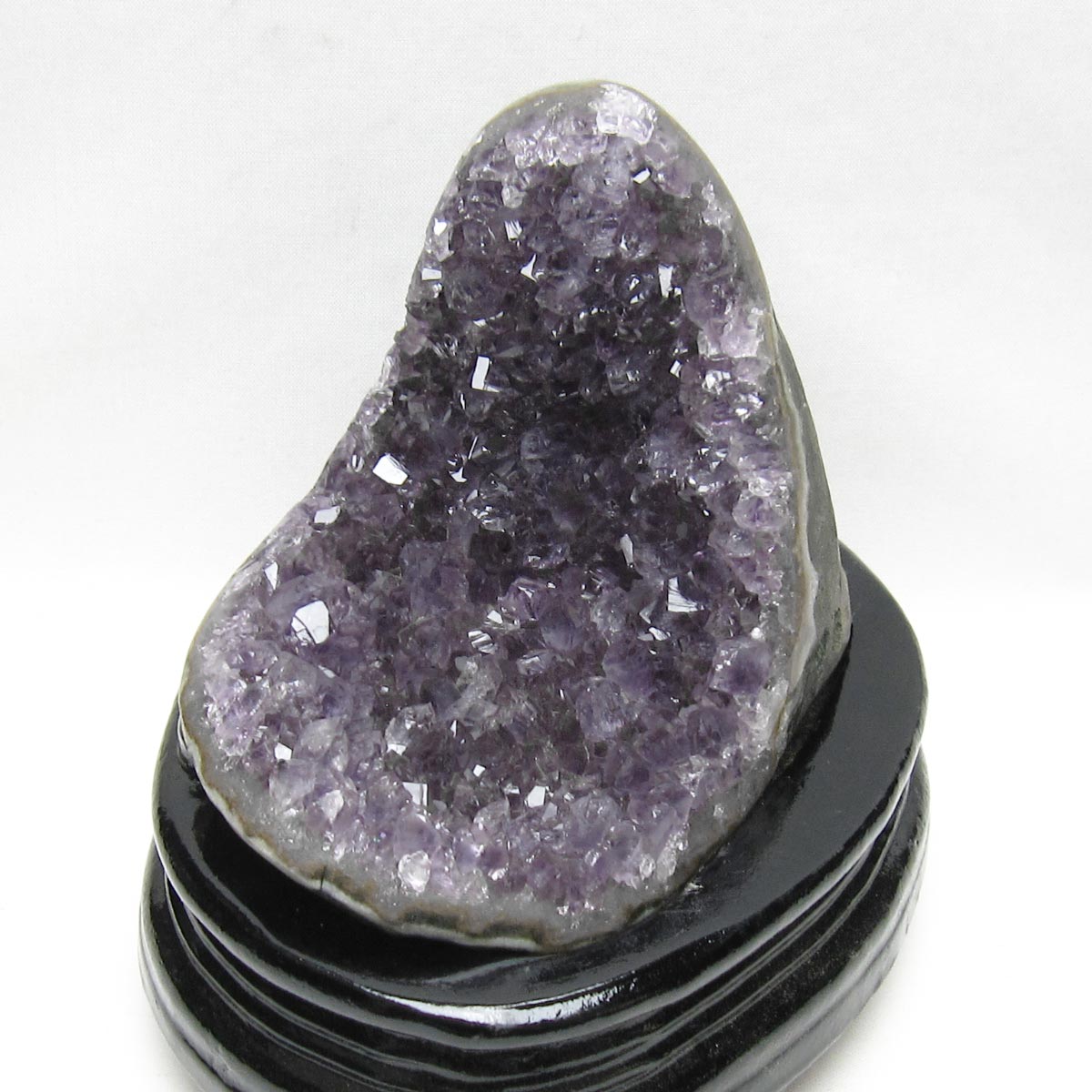 アメジスト クラスター ウルグアイ産 アメジスト 原石 amethyst 台座付属 一点物 182-8789