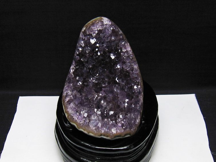 アメジスト クラスター ウルグアイ産 アメジスト 原石 amethyst 台座付属 一点物 182-8789