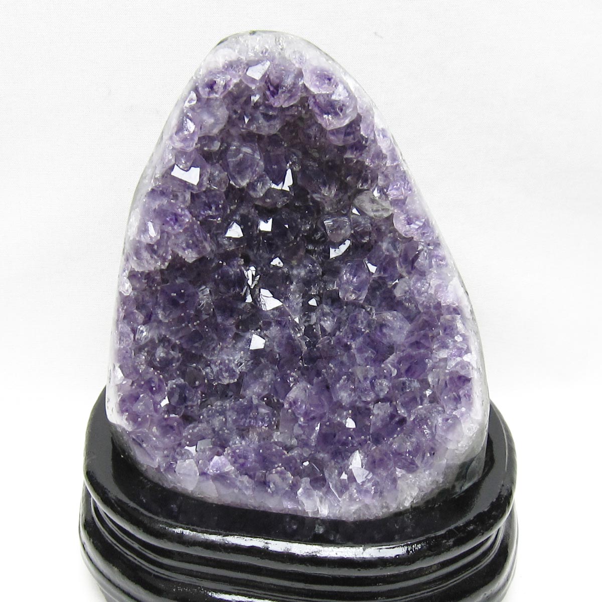 1.3Kg アメジスト クラスター ウルグアイ産 アメジスト 原石 amethyst 台座付属 一点物 182-8790