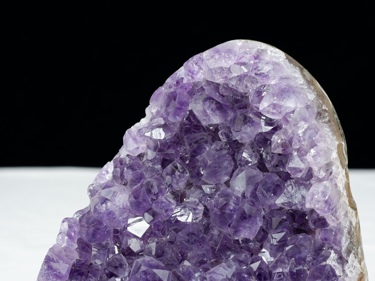 1.3Kg アメジスト クラスター ウルグアイ産 アメジスト 原石 amethyst 台座付属 一点物 182-8791