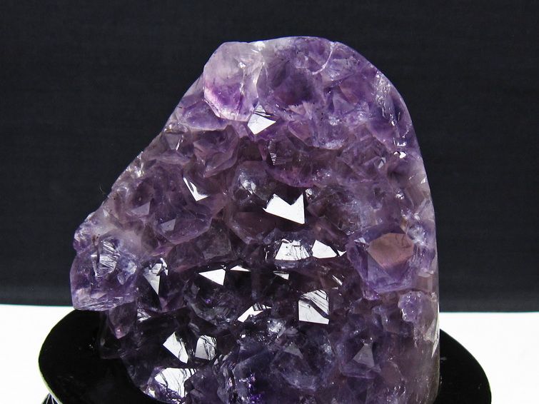 アメジスト クラスター ウルグアイ産 アメジスト 原石 amethyst 台座付属 一点物 182-8792