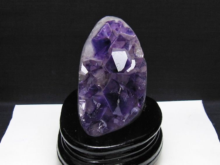 アメジスト 原石 ウルグアイ産 アメジスト クラスター amethyst 台座付属 一点物 182-8796