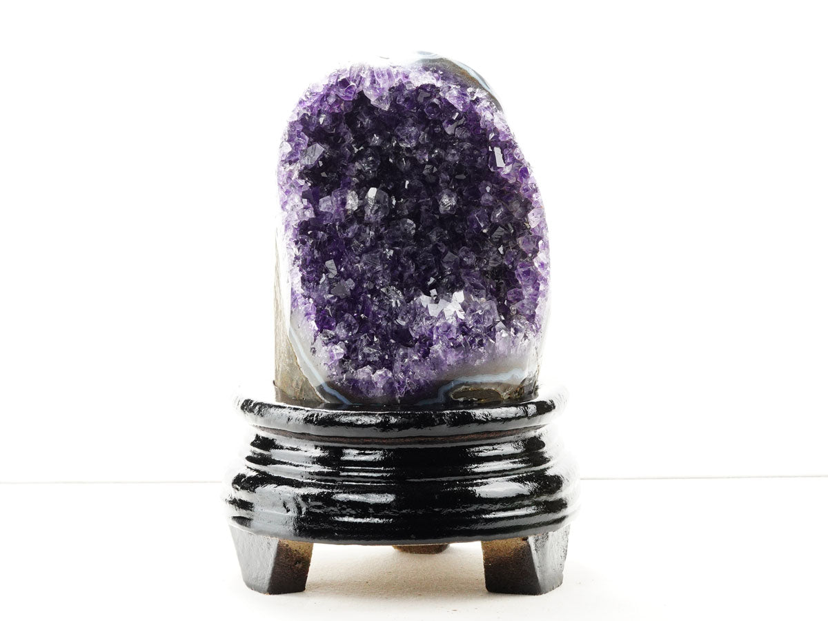 アメジスト 原石 ウルグアイ産 アメジスト クラスター amethyst 台座付属 一点物 182-8798