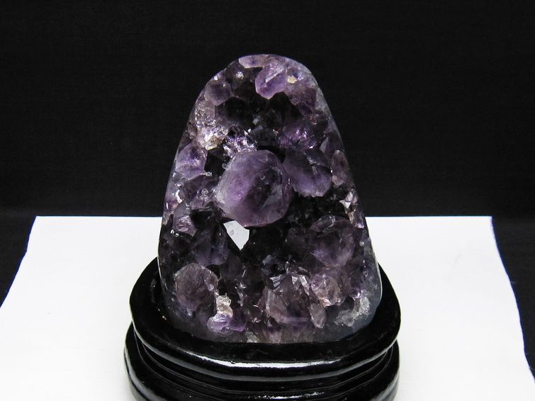 アメジスト 原石 ウルグアイ産 アメジスト クラスター amethyst 台座付属 一点物 182-8799