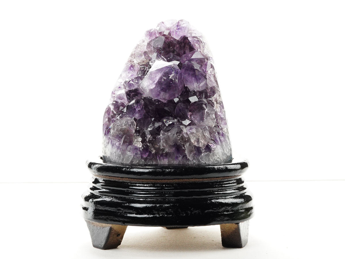 アメジスト 原石 ウルグアイ産 アメジスト クラスター amethyst 台座付属 一点物 182-8799