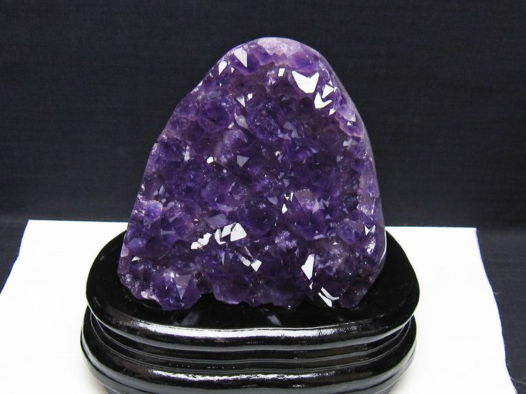 アメジスト 原石 ウルグアイ産 アメジスト クラスター amethyst 台座付属 一点物 182-8800