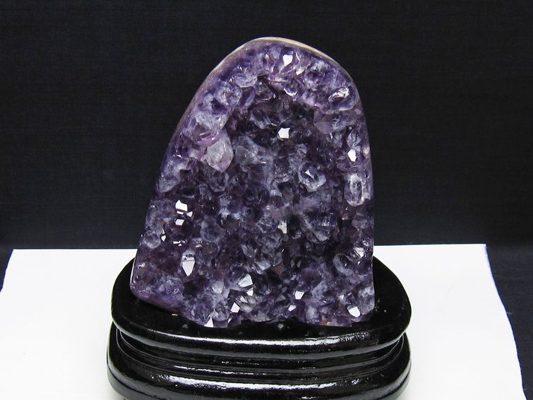 アメジスト 原石 ウルグアイ産 アメジスト クラスター amethyst 台座付属 一点物 182-8801