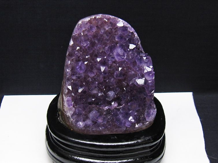 アメジスト 原石 ウルグアイ産 アメジスト クラスター amethyst 台座付属 一点物 182-8802