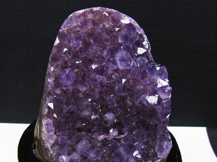 アメジスト 原石 ウルグアイ産 アメジスト クラスター amethyst 台座付属 一点物 182-8802