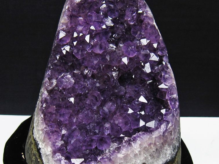 アメジスト 原石 ウルグアイ産 アメジスト クラスター amethyst 台座付属 一点物 182-8803