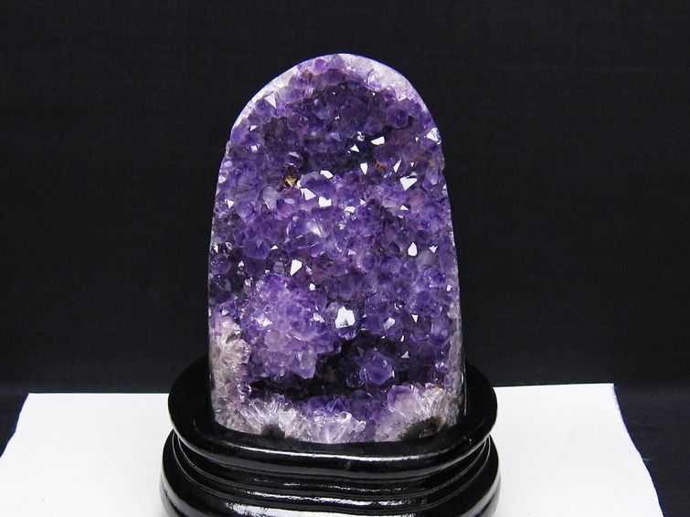 アメジスト 原石 ウルグアイ産 アメジスト クラスター amethyst 台座付属 一点物 182-8804