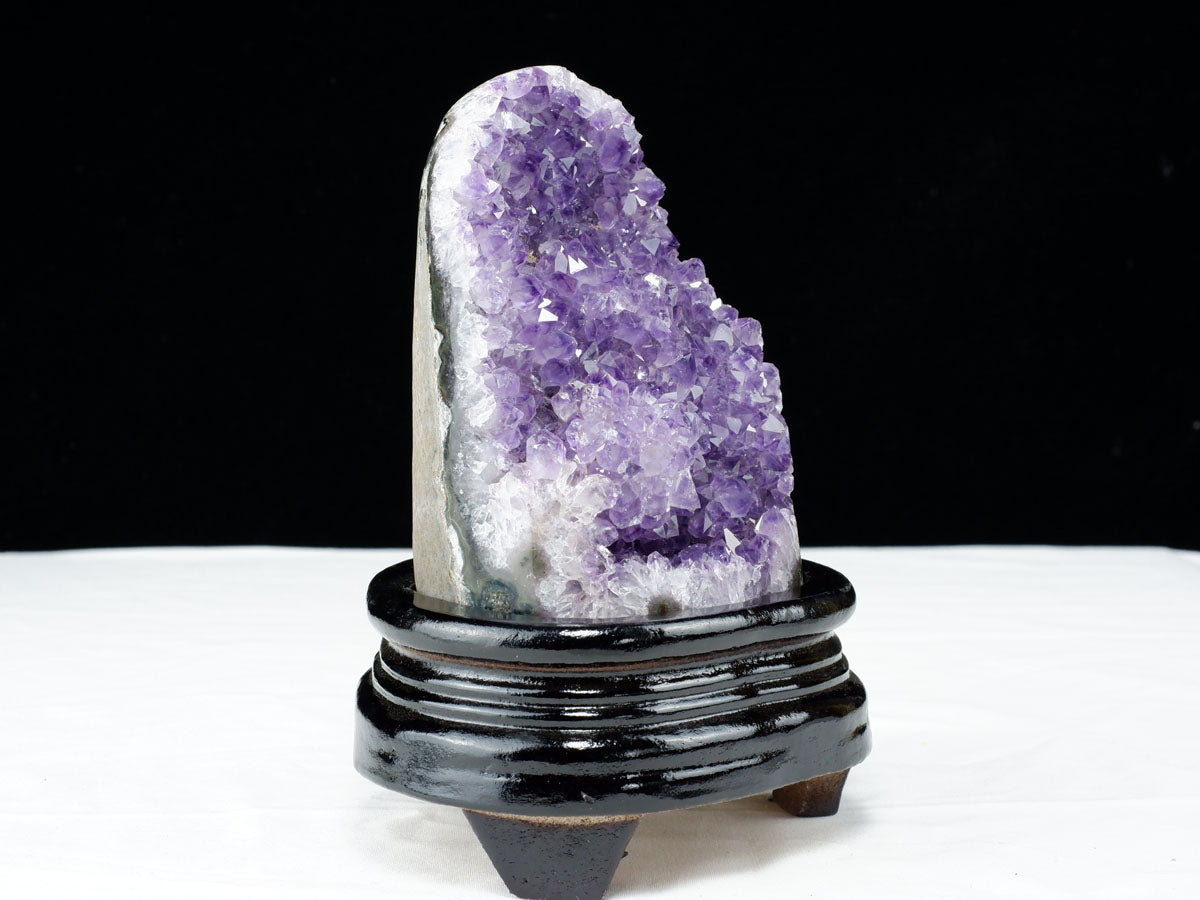 アメジスト 原石 ウルグアイ産 アメジスト クラスター amethyst 台座付属 一点物 182-8804