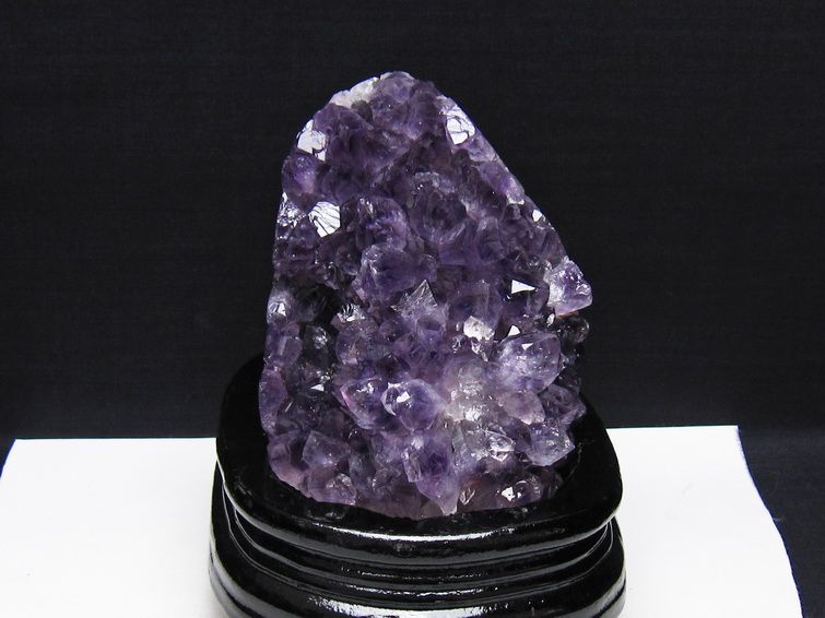 アメジスト 原石 ウルグアイ産 アメジスト クラスター amethyst 台座付属 一点物 182-8805