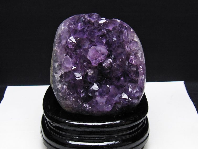 アメジスト 原石 ウルグアイ産 アメジスト クラスター amethyst 台座付属 一点物 182-8806