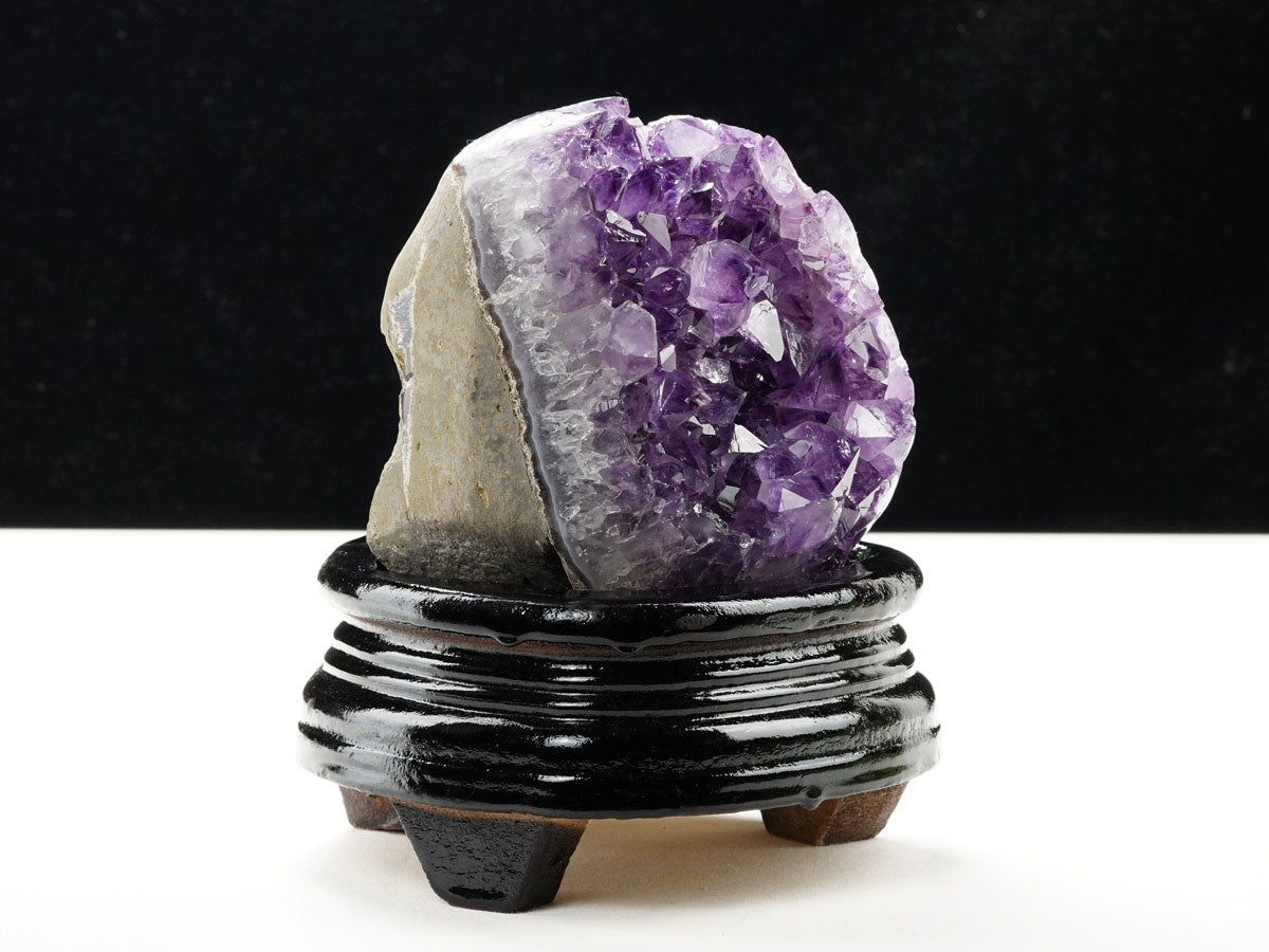 アメジスト 原石 ウルグアイ産 アメジスト クラスター amethyst 台座付属 一点物 182-8806
