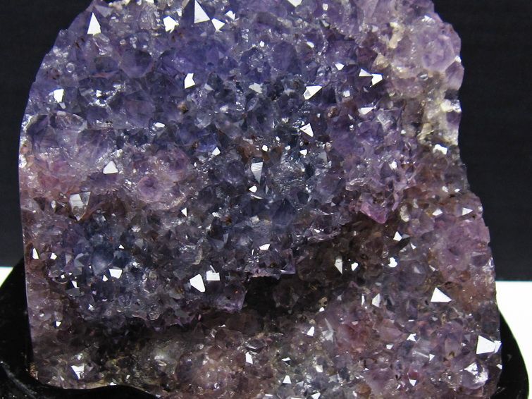 アメジスト 原石 ウルグアイ産 アメジスト クラスター amethyst 台座付属 一点物 182-8807