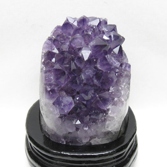 1.4Kg アメジスト 原石 ウルグアイ産 アメジスト クラスター amethyst 台座付属 一点物 182-8808