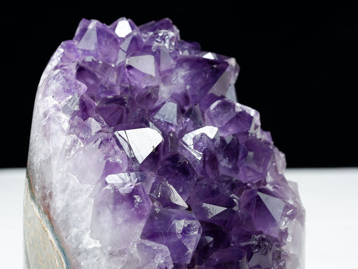 1.4Kg アメジスト 原石 ウルグアイ産 アメジスト クラスター amethyst 台座付属 一点物 182-8808