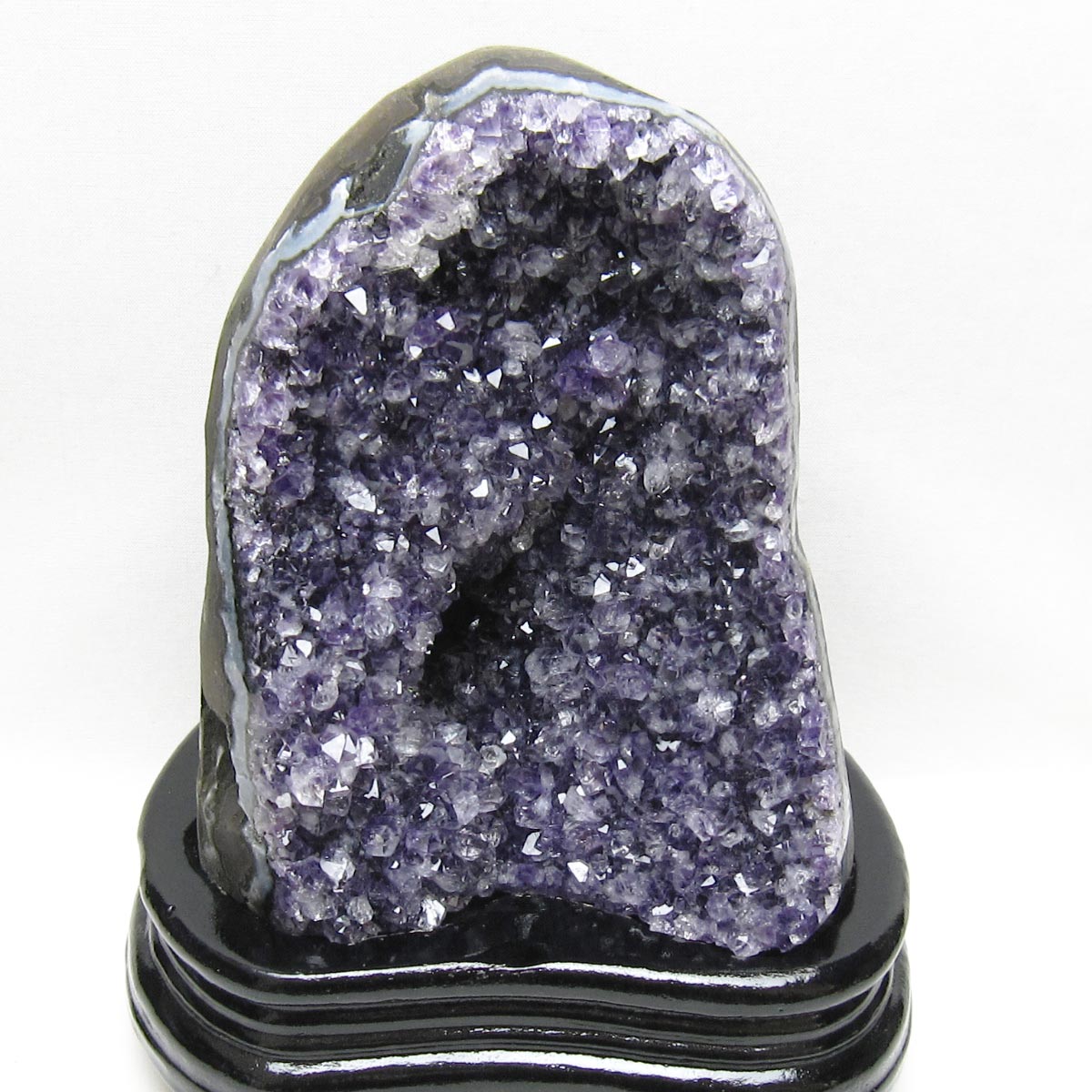 2Kg アメジスト 原石 ウルグアイ産 アメジスト クラスター amethyst 台座付属 一点物 182-8813