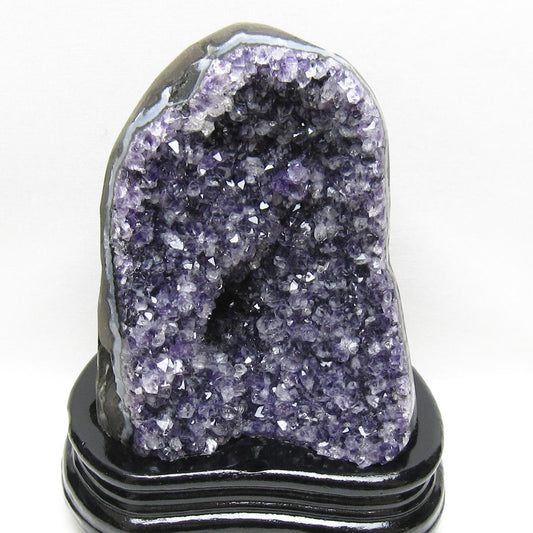 2Kg アメジスト 原石 ウルグアイ産 アメジスト クラスター amethyst 台座付属 一点物 182-8813