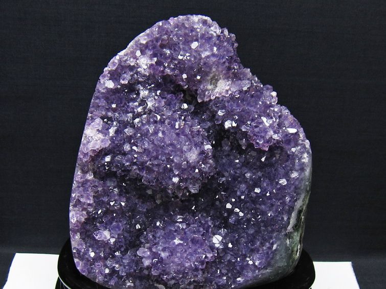 1.9Kg アメジスト 原石 ウルグアイ産 アメジスト クラスター amethyst 台座付属 一点物 182-8814