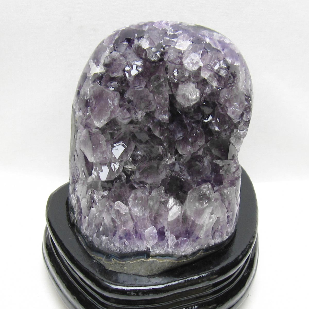 1.5Kg アメジスト 原石 ウルグアイ産 アメジスト クラスター amethyst 台座付属 一点物 182-8816