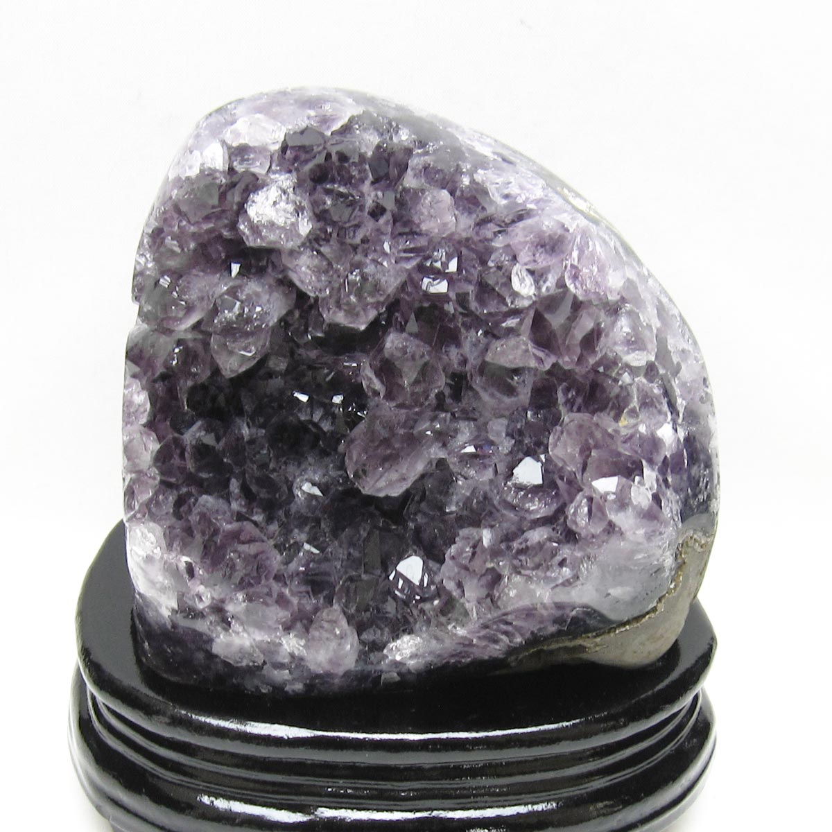 1.6Kg アメジスト 原石 ウルグアイ産 アメジスト クラスター amethyst 台座付属 一点物 182-8817