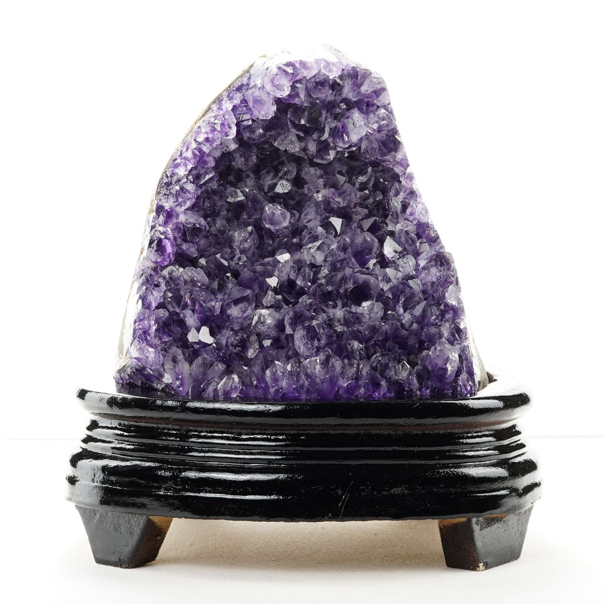 1.7Kg アメジスト クラスター ウルグアイ産 アメジスト 原石 amethyst 台座付属 一点物 182-8818