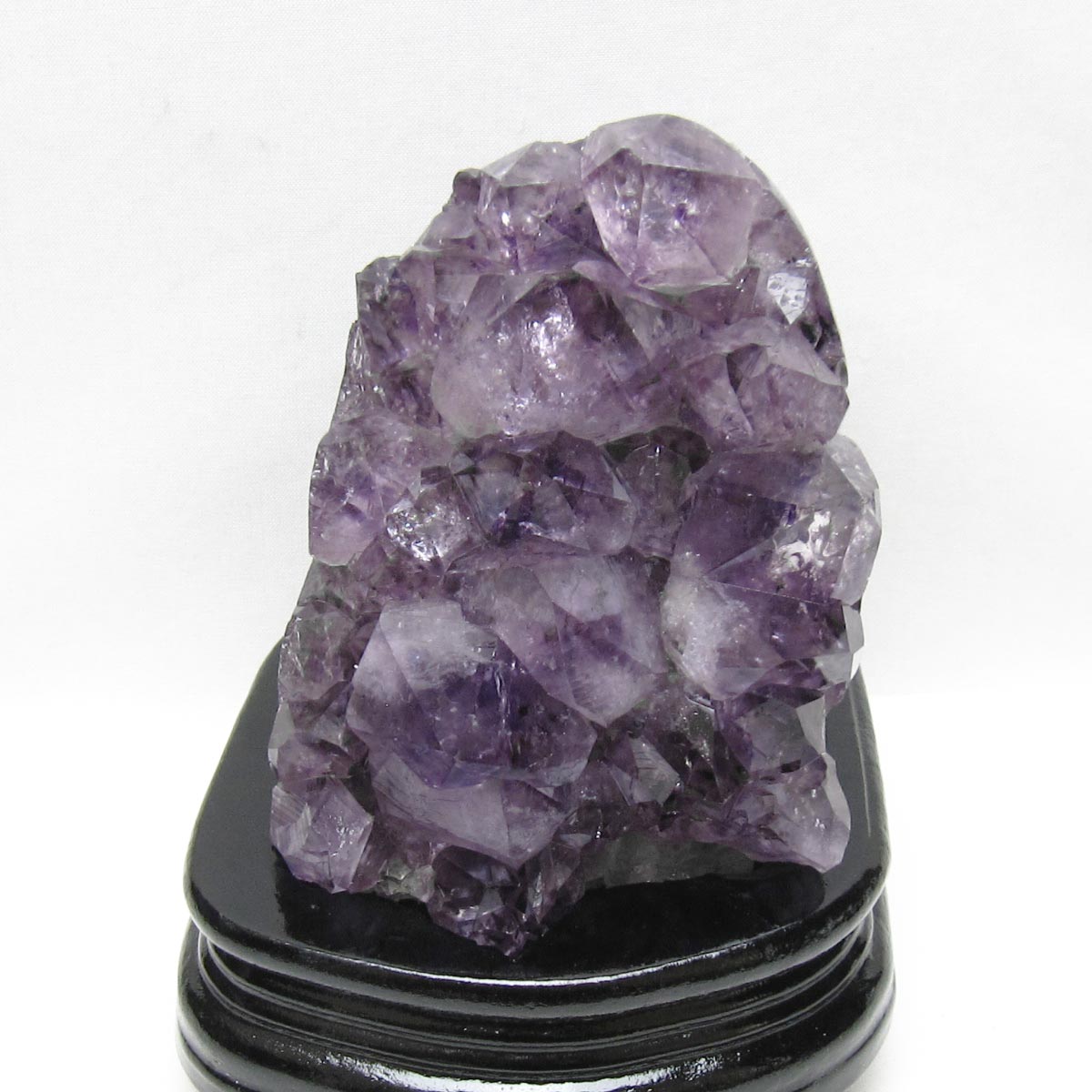 1.1Kg アメジスト クラスター ウルグアイ産 アメジスト 原石 amethyst 台座付属 一点物 182-8822