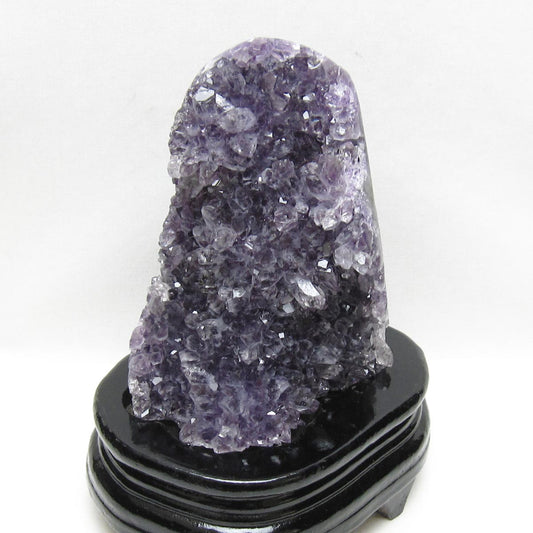 アメジスト クラスター ウルグアイ産 アメジスト 原石 amethyst 台座付属 一点物 182-8824