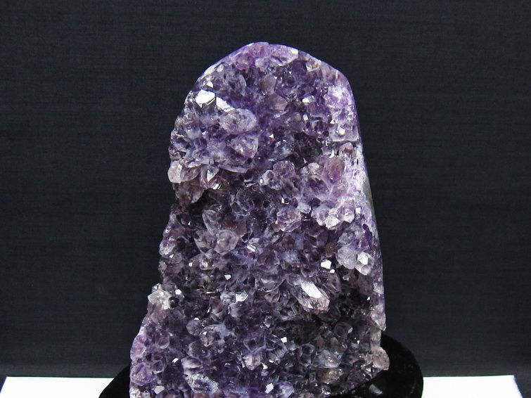 アメジスト クラスター ウルグアイ産 アメジスト 原石 amethyst 台座付属 一点物 182-8824