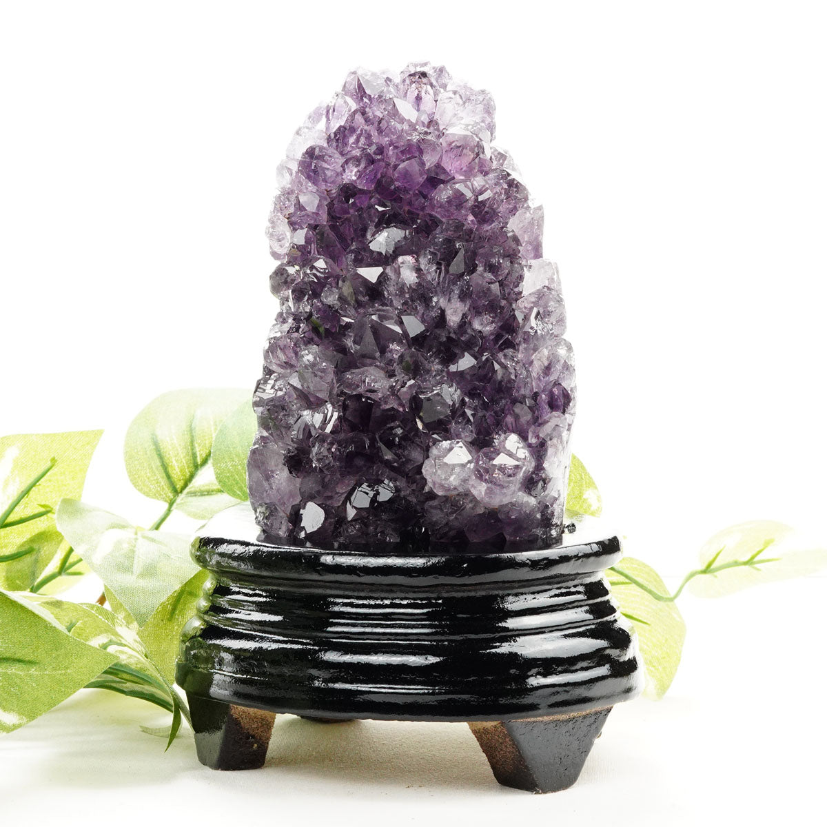 アメジスト クラスター ウルグアイ産 アメジスト 原石 amethyst 台座付属 一点物 182-8826