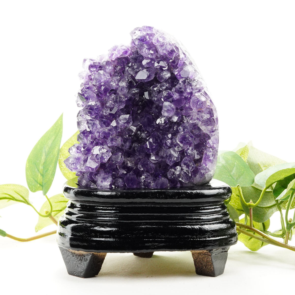アメジスト クラスター ウルグアイ産 アメジスト 原石 amethyst 台座付属 一点物 182-8829