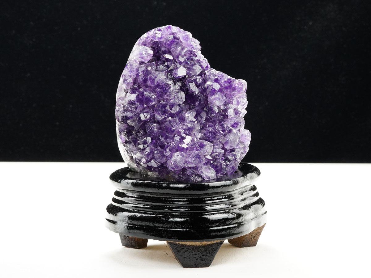 アメジスト クラスター ウルグアイ産 アメジスト 原石 amethyst 台座付属 一点物 182-8829