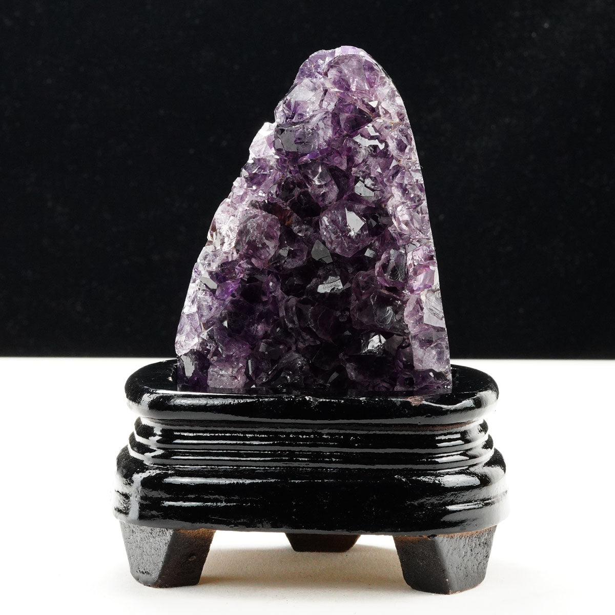 アメジスト クラスター ウルグアイ産 アメジスト 原石 amethyst 台座付属 一点物 182-8831