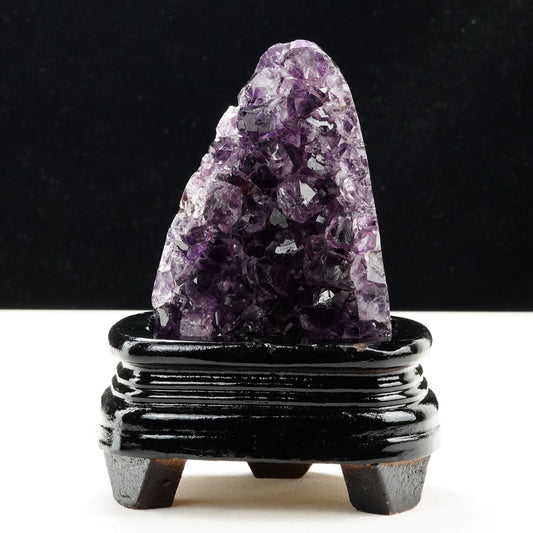 アメジスト クラスター ウルグアイ産 アメジスト 原石 amethyst 台座付属 一点物 182-8831