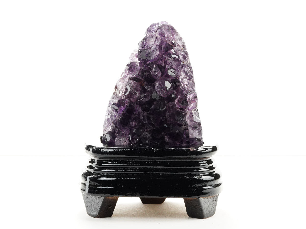 アメジスト クラスター ウルグアイ産 アメジスト 原石 amethyst 台座付属 一点物 182-8831