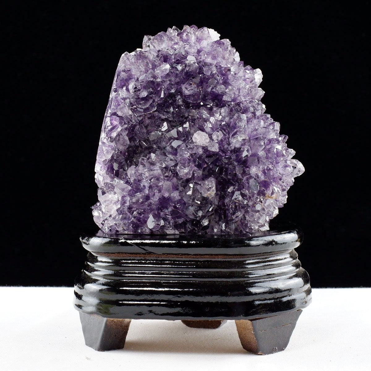アメジスト クラスター ウルグアイ産 アメジスト 原石 amethyst 台座付属 一点物 182-8832