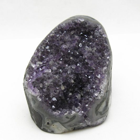 アメジスト 原石 ウルグアイ産 アメジスト クラスター amethyst カルサイト共生 一点物 182-8931
