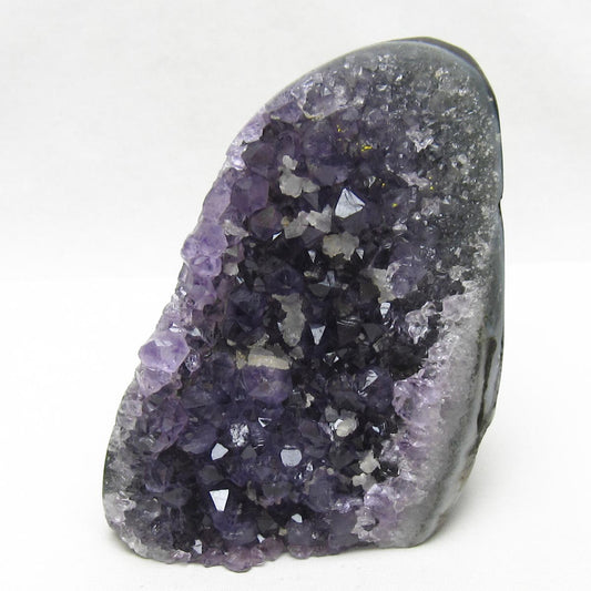 アメジスト 原石 ウルグアイ産 アメジスト クラスター amethyst カルサイト共生 一点物 182-8932