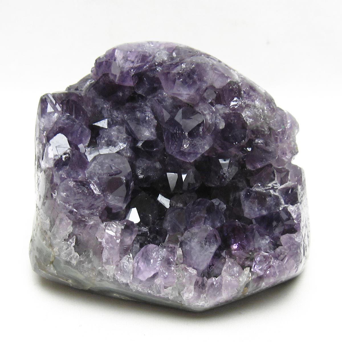 アメジスト クラスター ウルグアイ産 アメジスト 原石 amethyst カルサイト共生 一点物 182-8993