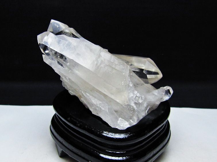 水晶 クラスター 虹入り マダガスカル産 台座付属 水晶 原石 一点物 182-9286