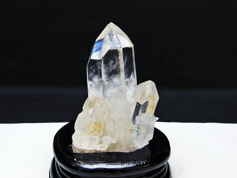 水晶 クラスター マダガスカル産 台座付属 水晶 原石 一点物 182-9407