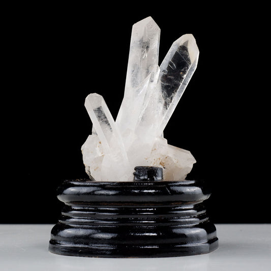 水晶 クラスター マダガスカル産 台座付き 水晶 原石 一点物 182-9417