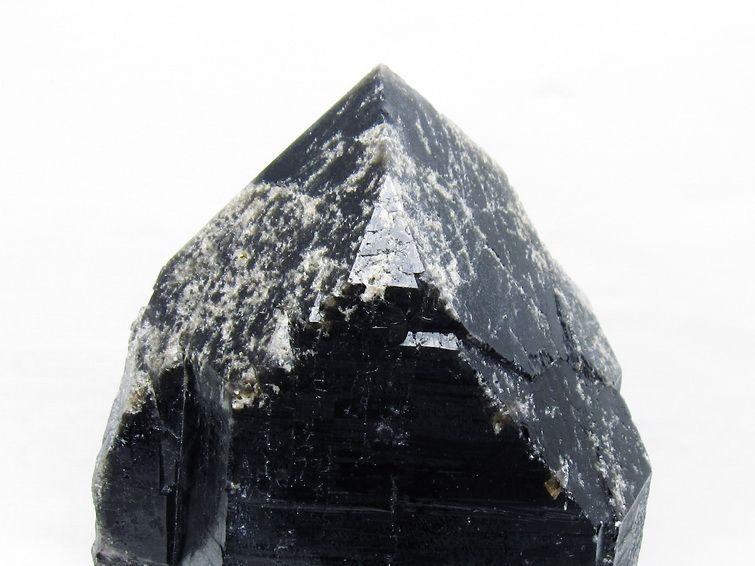 3.4Kg 黒水晶 モリオン 原石 山東省産 台座付属 一点物 191-513