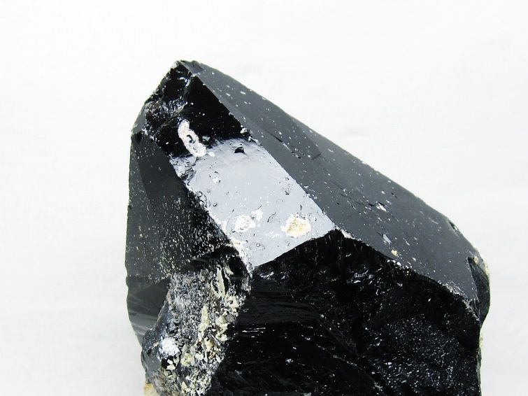 4.2Kg 黒水晶 モリオン 原石 山東省産 台座付属 一点物 191-514