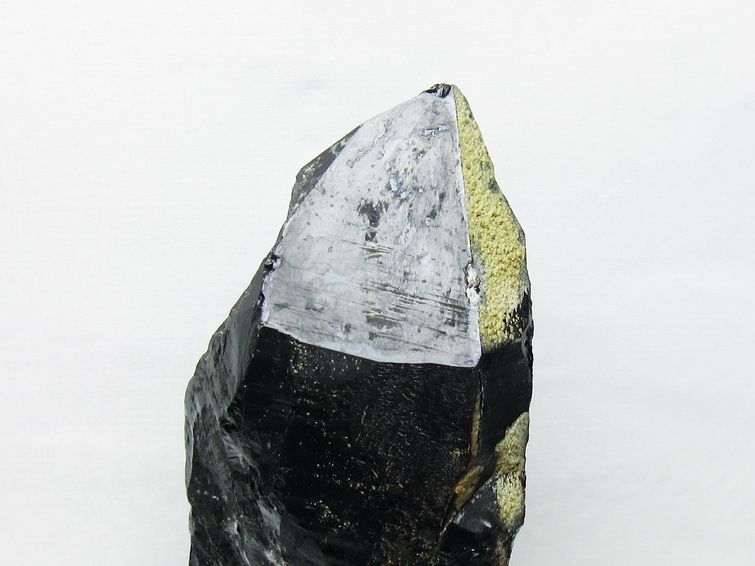 2.6Kg 黒水晶 モリオン 原石 山東省産 台座付属 一点物 191-516